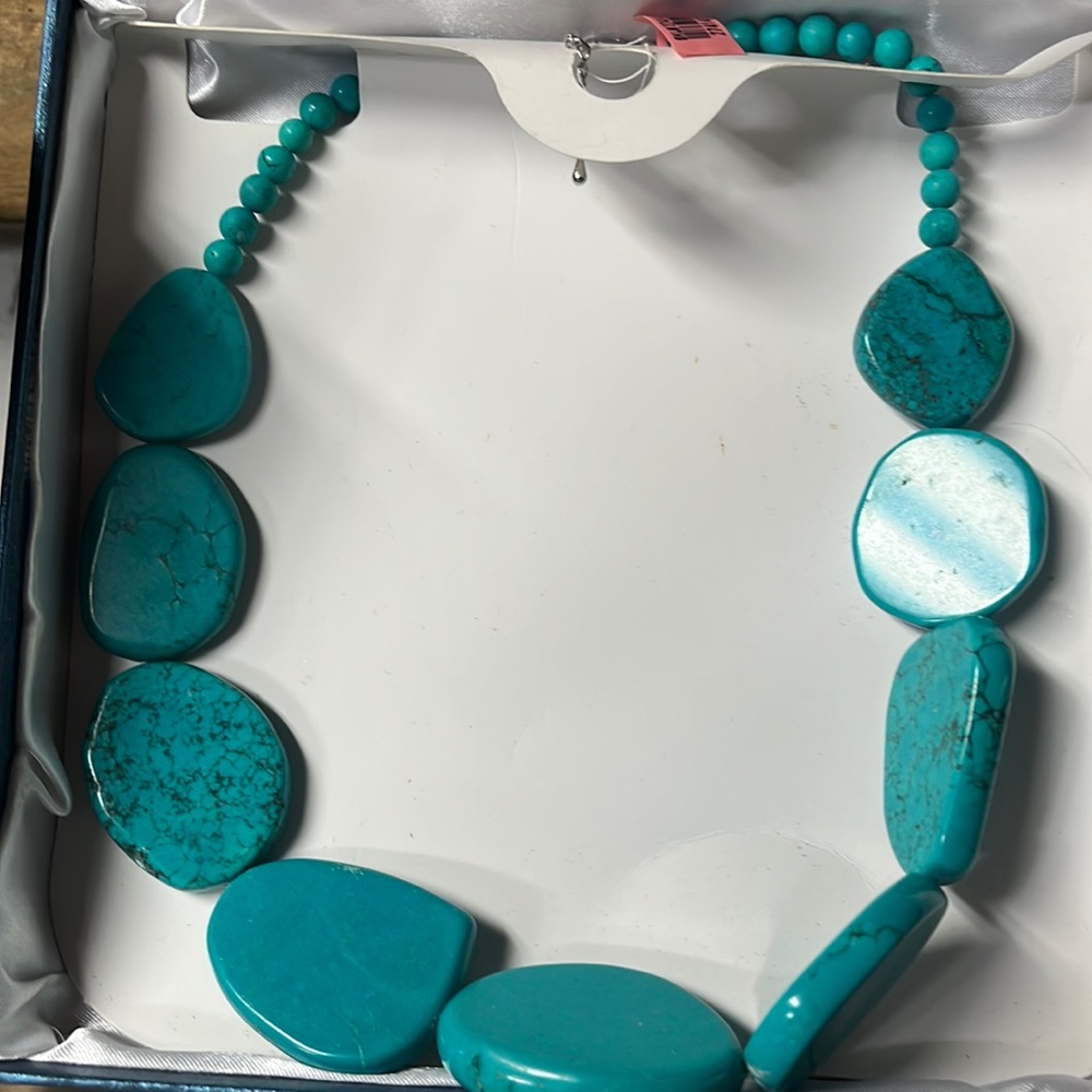 Turquoise Chunky Necklace
